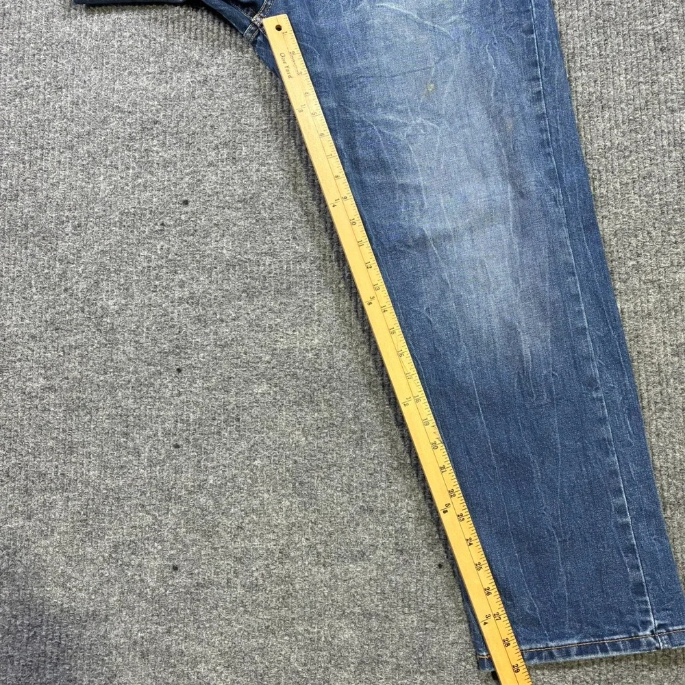 Levi's‎ 502 Mens Tapered Jeans Size 40x30 Blue Denim Regular Fit High Rise